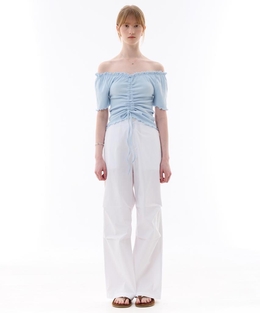 Alikim Xoxo Off-Shoulder / Sky Blue