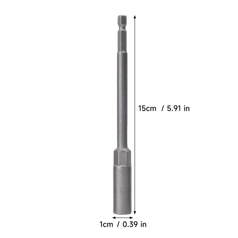 8/10/12/14mm Electric Drill Sockets Hex Head Bolt Nut Driver Bit Impact Drill Bits Adapter Wrench Extension Rods Repair Tools