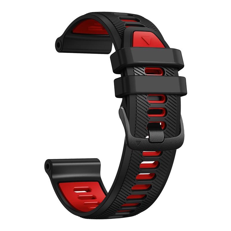 Buwico Cinturino In Silicone Per Garmin Forerunner 945 E 935 - Colore Blu Marino - Regolabile E Ipoallergenico