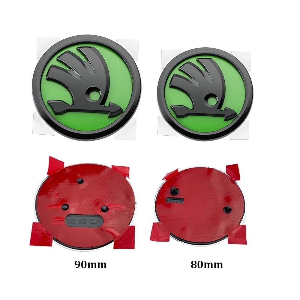 2025 Horké 80mm 90mm ABS Znak Pro Skoda Fabia 1 2 Octavia a7 RS Superb Rapid Yeti Karoq Vision Auto Přední Zadní Kufr Víko