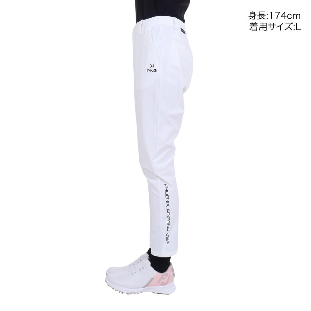 Long Pants Stretch Cordura Golf M [Ping Apparel] Women's Water-Repellent (All-Directional Material) / / 622-3231800 030_White