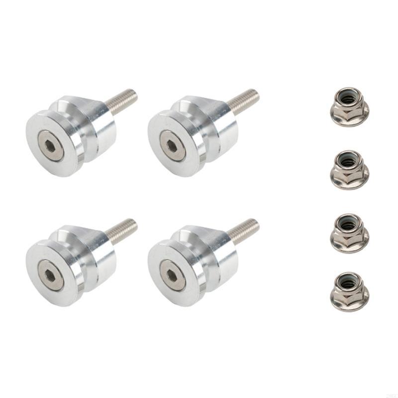 28GC 4pcs Motorcycle Tail Box Quick Install Base Pads with Enhanced Stability Feature