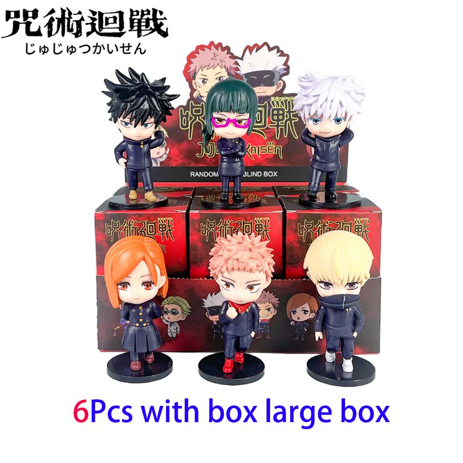 6 styles Jujutsu Kaisen Satoru Gojo Yuji Collection Anime Figure Blind box Creative Statue Figure Surprise Gift Box Premium Quality