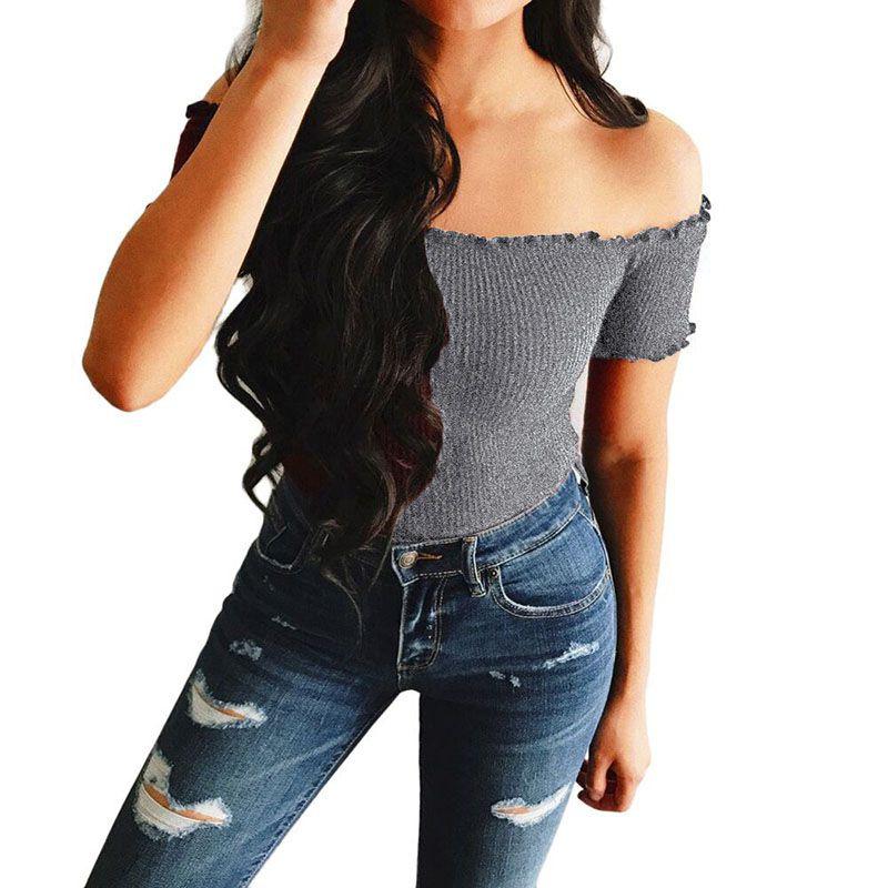 Elegantes Damen Sommer Casual Off-Shoulder Tanktop Weste Bluse Für Mühelosen Stil