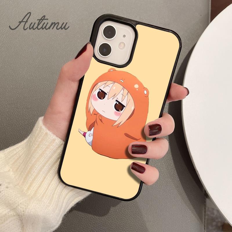 Niedliche Umaru chan Handyhülle für iPhone 11 12 13 14 Pro Max mini X XR XS SE 2020 5 6S 7 8 Plus Samsung Galaxy S21 S22 Hülle