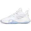 New Feather Cushioning Anti Slip And Wear Resistant Low Top Basketball Shoes White Silver 112211602Q-6
