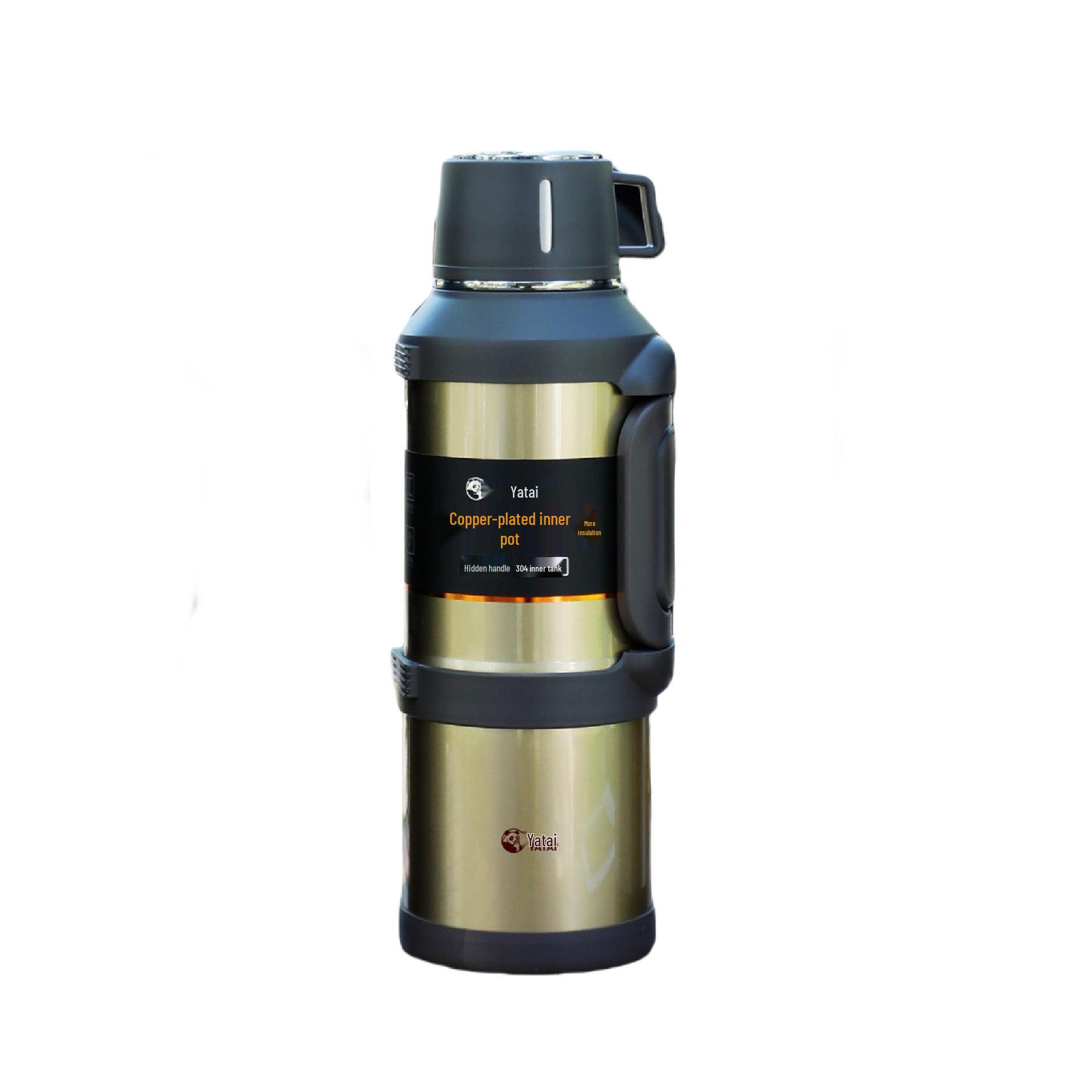 Yatai Stainless Steel Insulated Travel Thermos - Large Capacity for Outdoor Use 4L