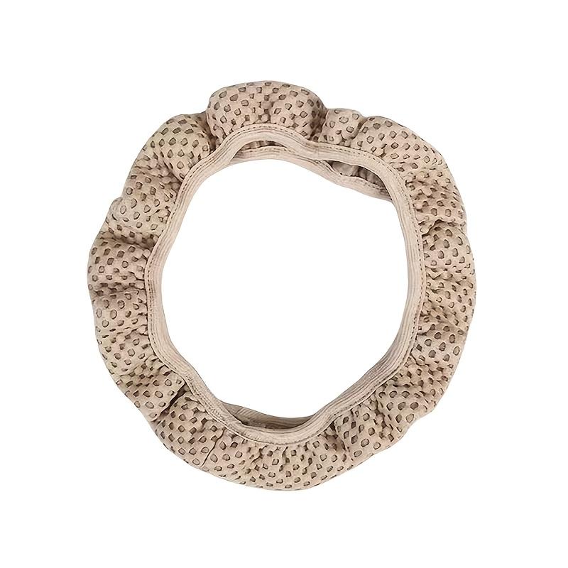 1pc Breathable 3D Massage Mesh Comfortable Non-Slip Sweat-Absorbing Car Steering Wheel Cover Suitable