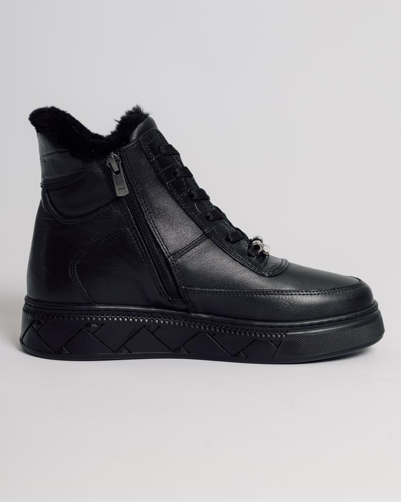 Winterstiefel mit Fell Krula 158898 36 schwarz Leder