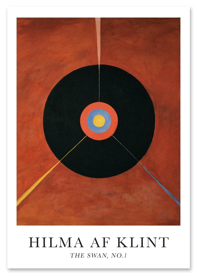 

Plakat hilma af klint the swan 30x40 cm