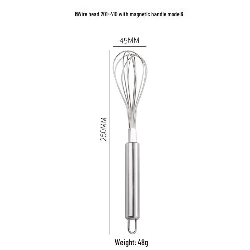 304 & 201 Stainless Steel Handheld Egg Whisk and Cream Beater