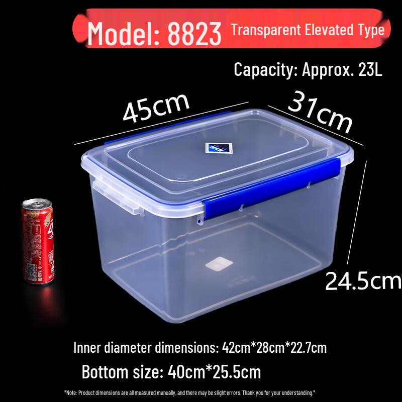 ZISIZ Plastic Commercial Kitchen Storage Box