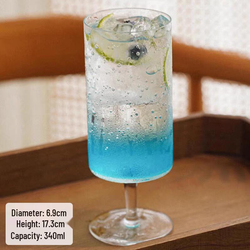ZISIZ Handmade Glass Beverage Cup