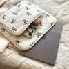 Korean Bow Girl 11-Inch iPad and 13/14-Inch Notebook Plush Liner Bag
