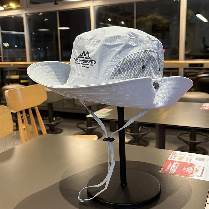 Hot Sale! Unisex Windproof Quick-Dry Fisherman Hat for Men Women Summer UV Protection for Outdoor Fishing Hiking Gorra Large Hat