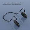 1 Set Wireless Earphone Noise Reduction HIFI Sound Comfortable To Wear Card Insertable Stable Transmission Call Neck Hanging Sport