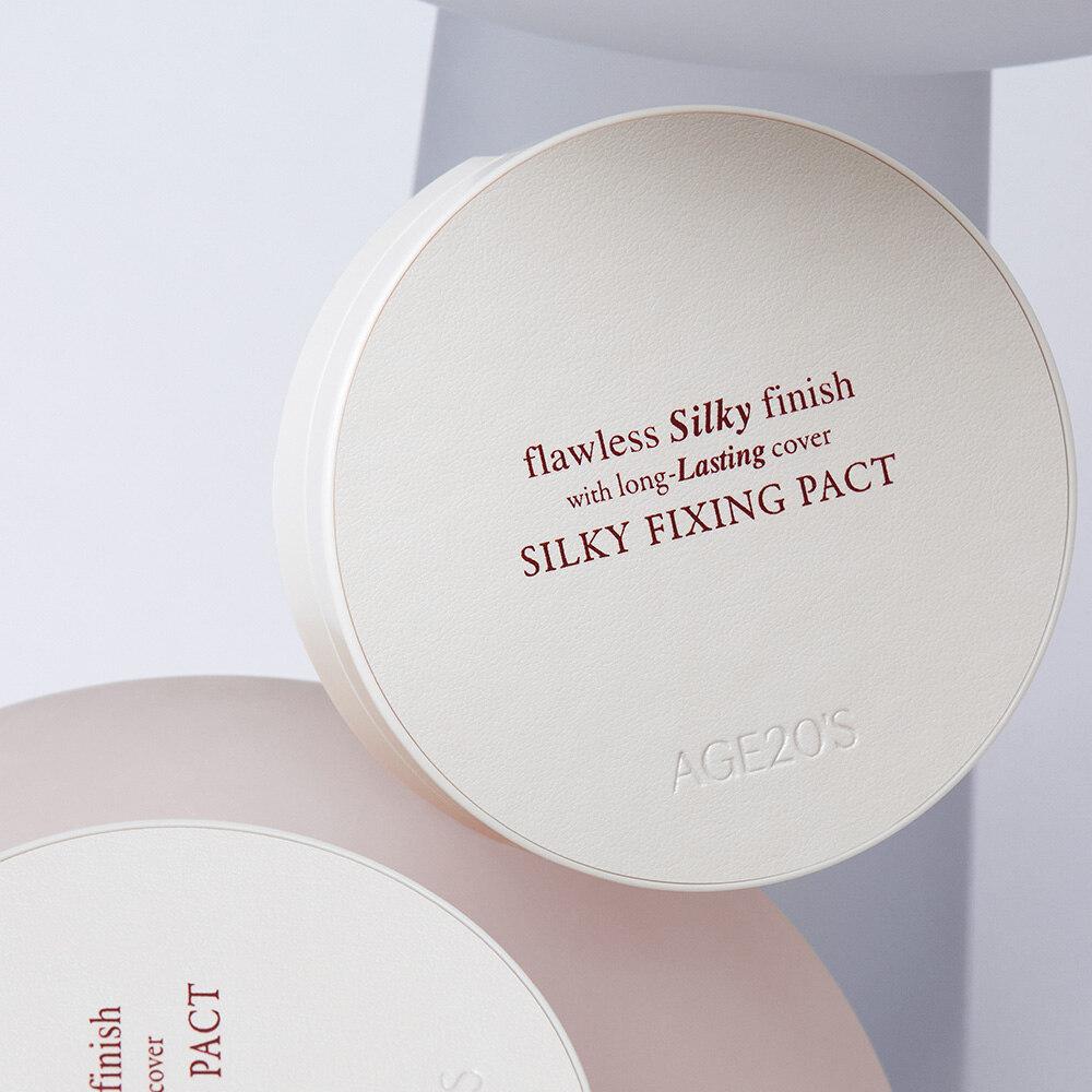 [AGE20'S] Silky Fixing Pact (Main Product + Refill)
