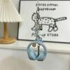 Ins Wind Music Earphones Modeling Mobile Phone Chain Personalized Backpack Pendant Music Note Keychain Creative High Value Pendant