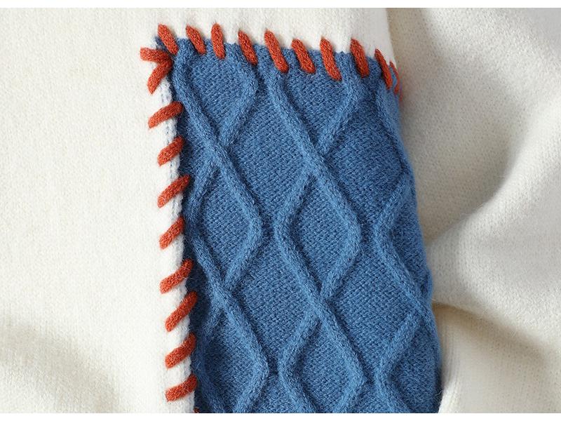 2024 Winter Men's Fleece Sweater: Japanese & Korean Style Knitwear