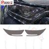 2Pcs Car Headlights Protective Film Front Light Transparent Smoked Black TPU Sticker For Honda CRV 2017-ON   Accessories