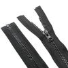 Resin Open-End Black Plastic Teeth Zipper for Jackets and Coats