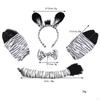 Animal Ears and Tail Set Comfortable Cosplay for Kids Party Stage Performance
