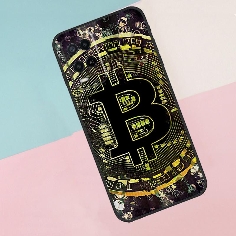 Bitcoin For Oppo A18 A38 A78 A98 A96 A58 A17 A77 A80 A40 A60 A16 A76 A74 A94 A54 A15 A57S Phone Case