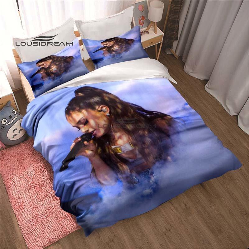 Pop Singer A-Ariana Grand Bedding Sets exquisite bed supplies set duvet cover bed comforter set bedding set luxury birthday gift