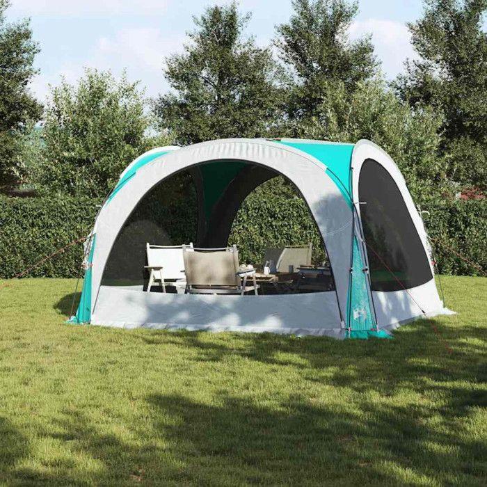 VidaXL Reception Tent, Gazebo with Sidewalls, Barbecue Gazebo, Garden Pavilion Terrace Patio, Green 94370