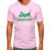 Men's The Lowcost Printed Funny T-Shirt 100% Cotton Oversized Casual Graphic Tees for Men Women Summer Tops