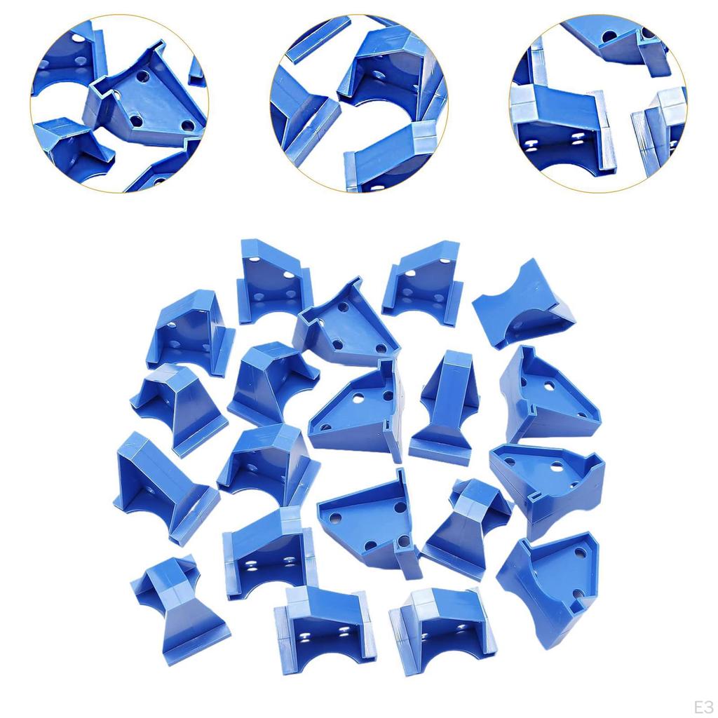 20 Count Flooring Spacers for Laminate Installation, Tool Hardwood Gaps