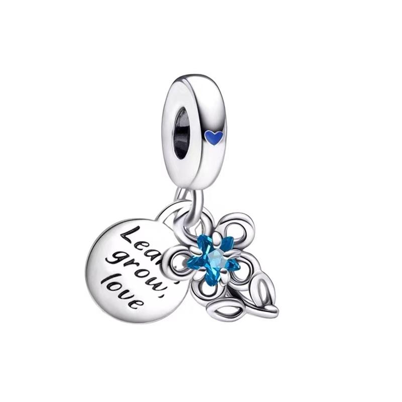 Fine Blue Starry Sky Series Astronaut Star & Crescent Moon Mysterious Alien Sun Fit Original Bracelet Diy Jewelry Gifts