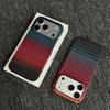 Applicable to iPhone18ProMax mobile phone case Magnetic carbon fiber pattern Apple 17 half pack PC matte 16 protective case