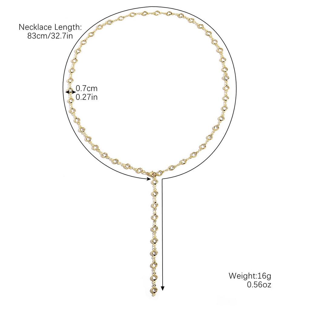 Versatile Y-Shaped Tassel Pearl Necklace - Sweet & Cool Style