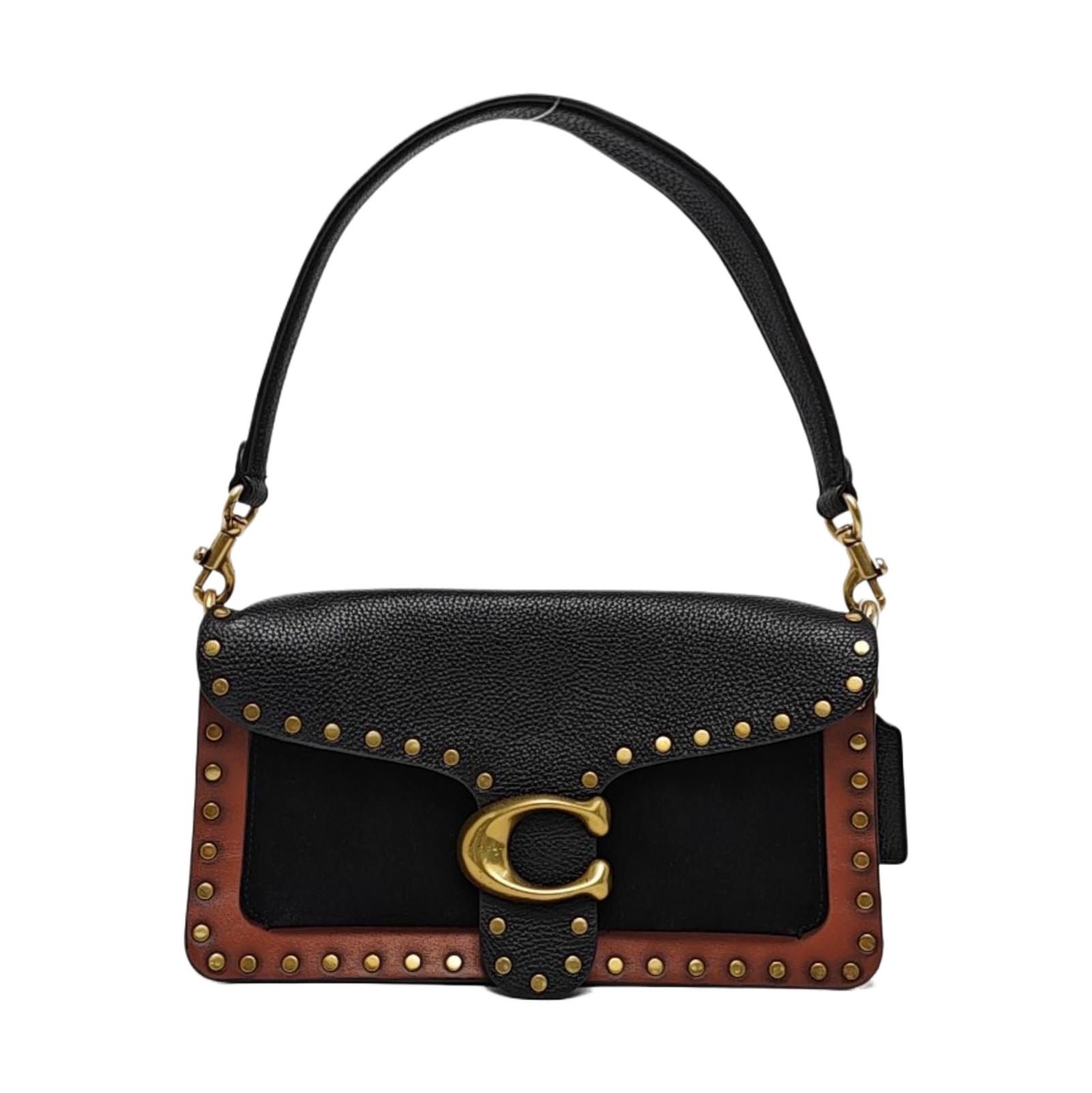 [Pre-Owned] Tabby 26 Black Leather Studded Crossbody Bag - Very Good #1Q9RMJA ONE SIZE