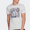 Adidas Sporty Logo Crew Neck T-Shirt Men Tops White FN1752