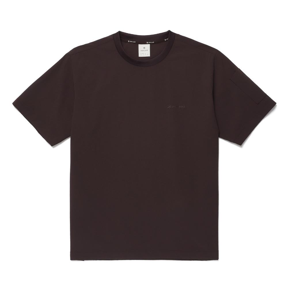 [Snowpeak] Lightweight CORDURA Short-Sleeve T-shirt Wine (S26MMPTS04)