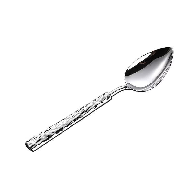 Qianxing Stainless Steel Palace Tree Pattern Dinner Spoon Set