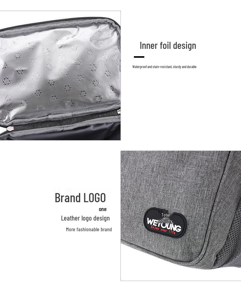 Oxford-Gewebe Doppel-Schulter Isolierter Kühlrucksack für Picknick und Takeaway-Lieferung