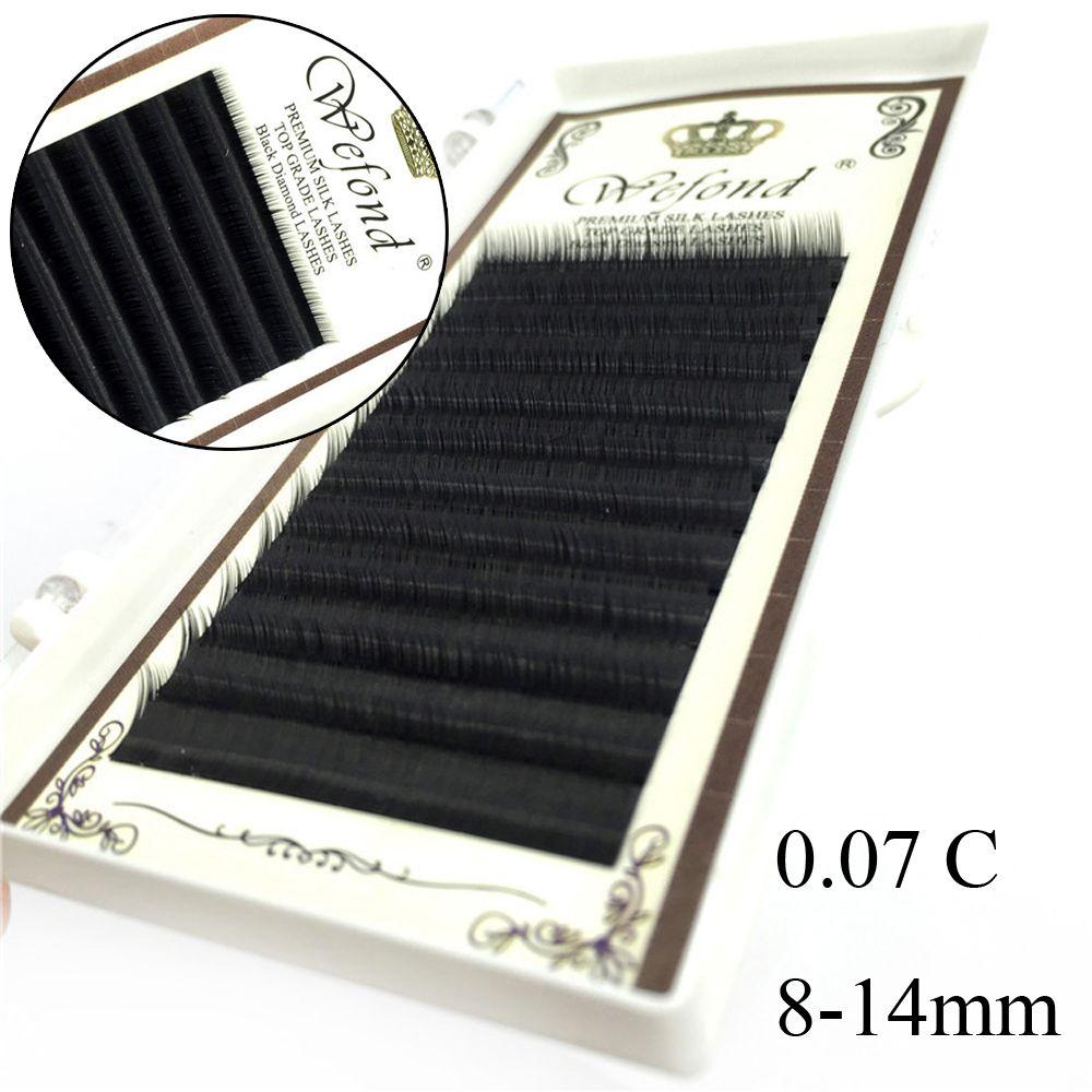 

Natural Long Makeup Individual Eyelash 0.07 C Curl Fake Eye Lashes Extension Mink False Eyelashes