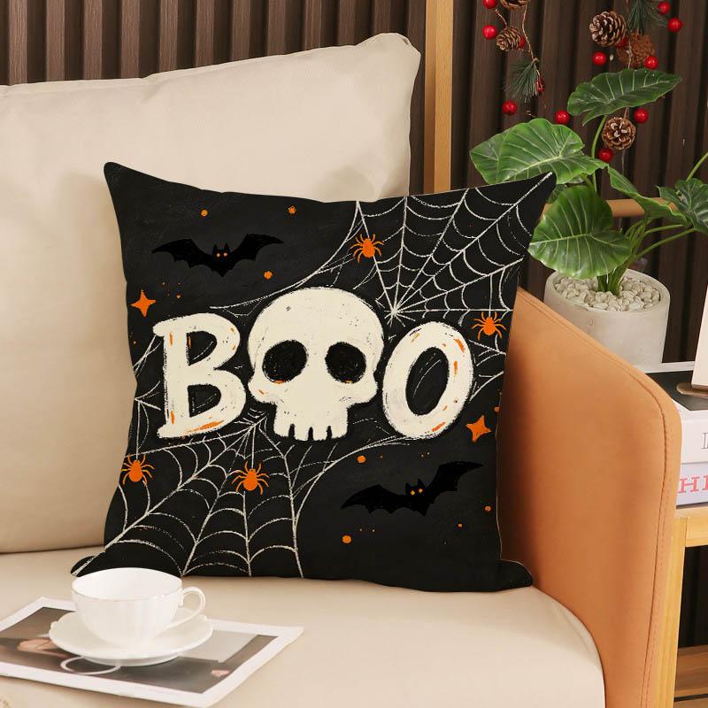 1 Linen Halloween Throw Cover Stain Decorative Cushion Case for Sofa