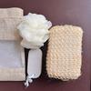 3PCS Bath Set with Loofah Pumice Stone Sisal Scrub for Body Back Face Gentle Exfoliating Massage Deep Cleaning Bathing Tools Set