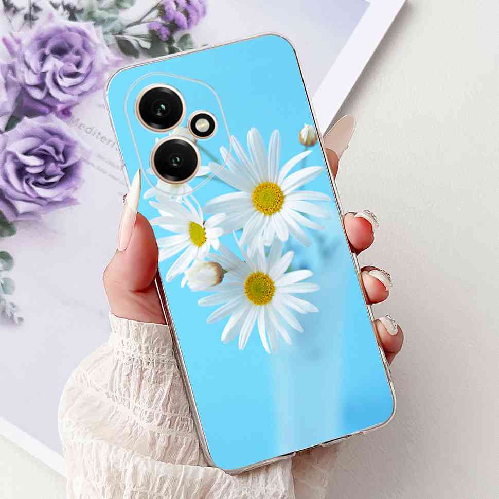 For Honor 400 5G 6.55" Case DNY-NX9 Cartoon Cat Girl Love Soft Silicone TPU Cover For Huawei Honor 400 Global Phone Cases Bumper