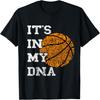 Basketball Es liegt in meiner DNA Fingerabdruck Basketball Spielen T-Shirt