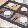 PVC Coaster Insulation Pad Mat Non-slip Table Placemat Home Kitchen Decor
