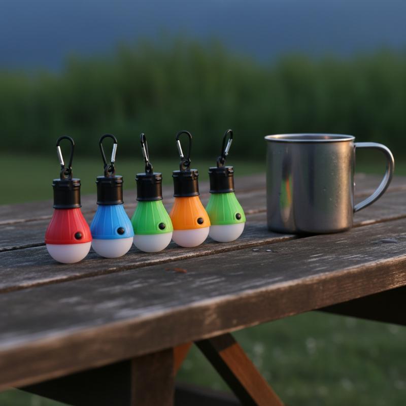1/4Pcs Emergency Waterproof Adventure Hanging Light Portable LED Camping Lantern Tent Lamp Light Bulb AAA Batteries Powered