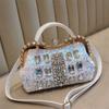New Fashionable Sequin Studded Diamond Large Capacity Handbag for Women