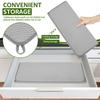2Pcs Thicken Microfiber Dish Drying Mat Quick Dry Absorbent Dish Drainer Tableware Drying Pads for Kitchen Counter Under Sink