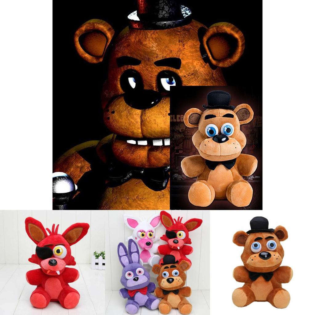 Adorable Peluche de Five Nights At Freddy's Oso Zorro Bonnie Dorado Para Niños Decoración del Hogar