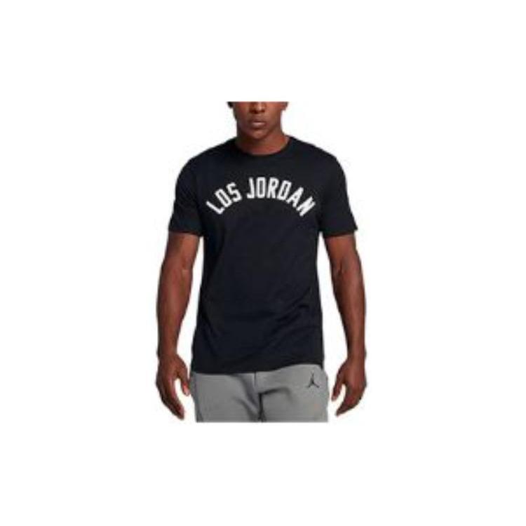 Air Jordan Los Logo T-Shirt Black Men s 913022-100 XXL
